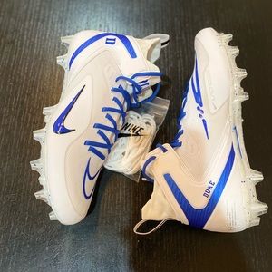 Nike Alpha Huarache Elite 8 Duke Lacrosse Cleats (CW4830 100) Men's Size 11